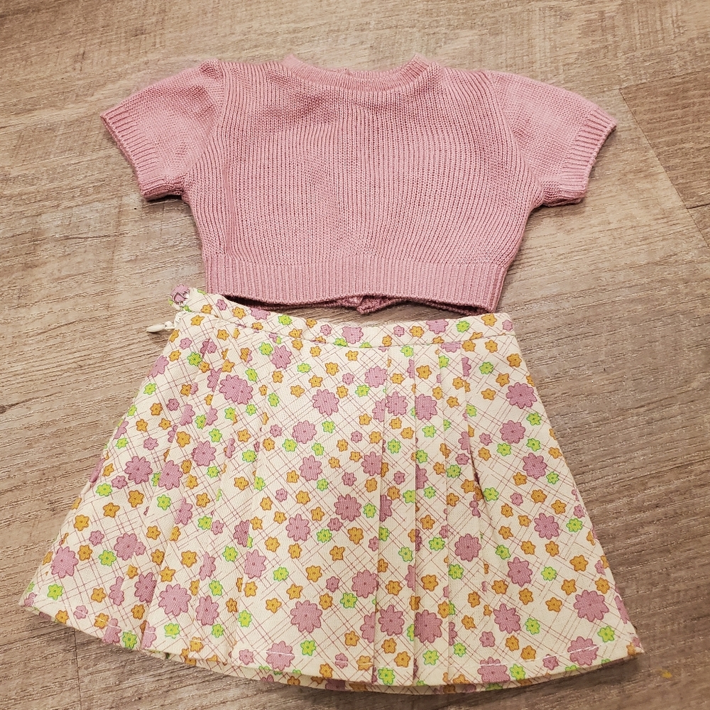 American Girl Doll Kit's Meet Outfit Flower Skirt